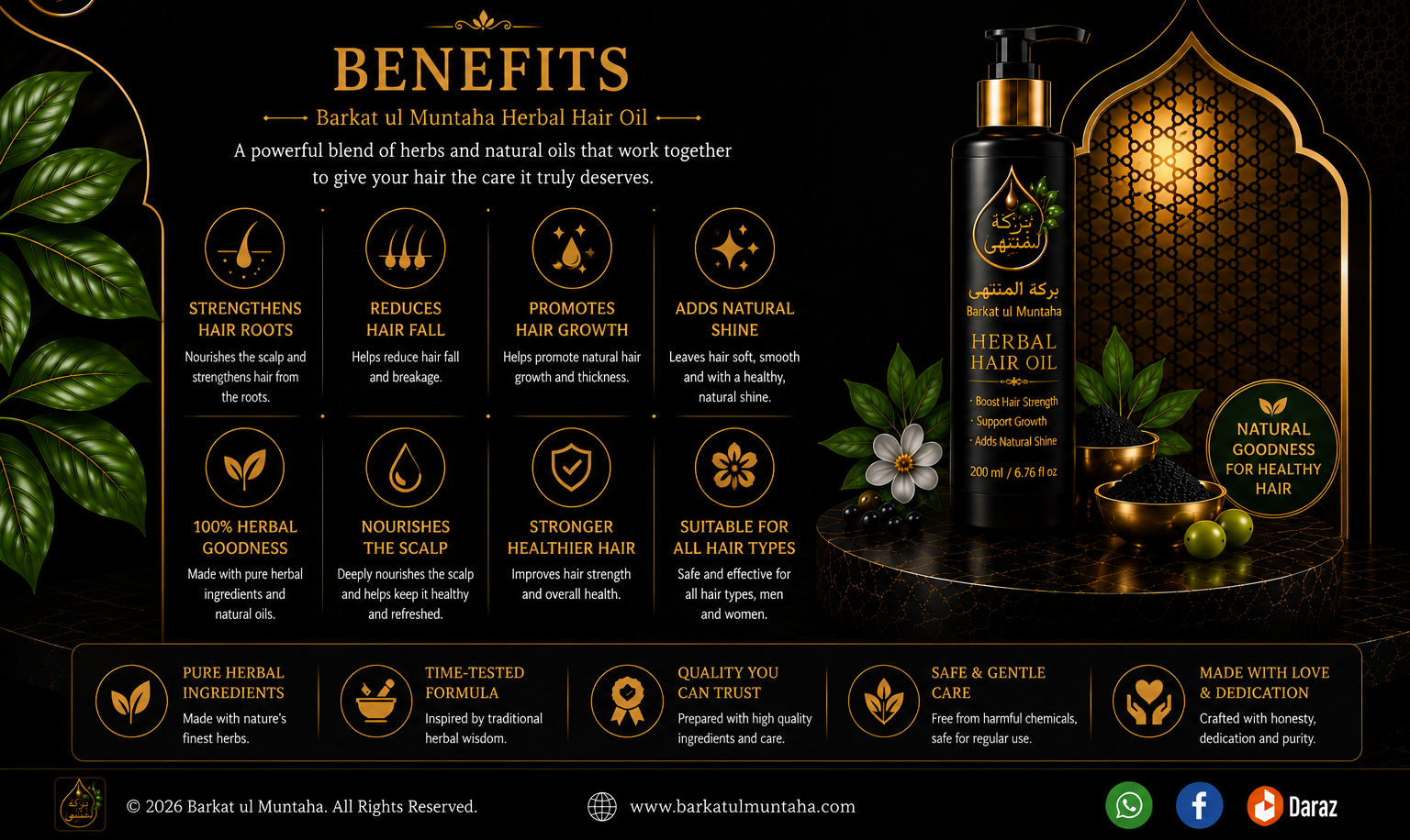 Benefits page design preview
